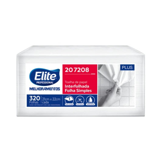 Caja Toallas Elite Interfoliada Blanca 15x 320 unids