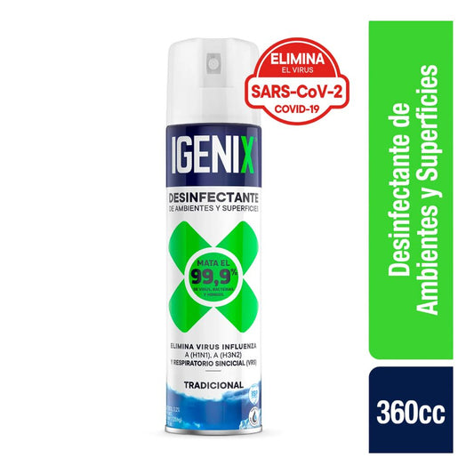 Desinfectante Aerosol Igenix 360Cc