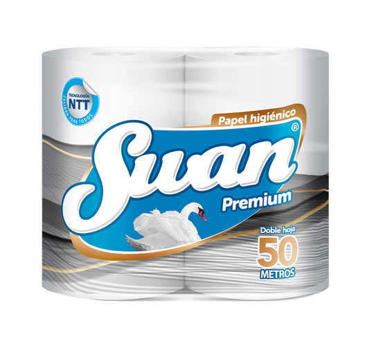 Manga Papel Higiénico Swan Premium Doble Hoja 25Mts x 48 Rollos