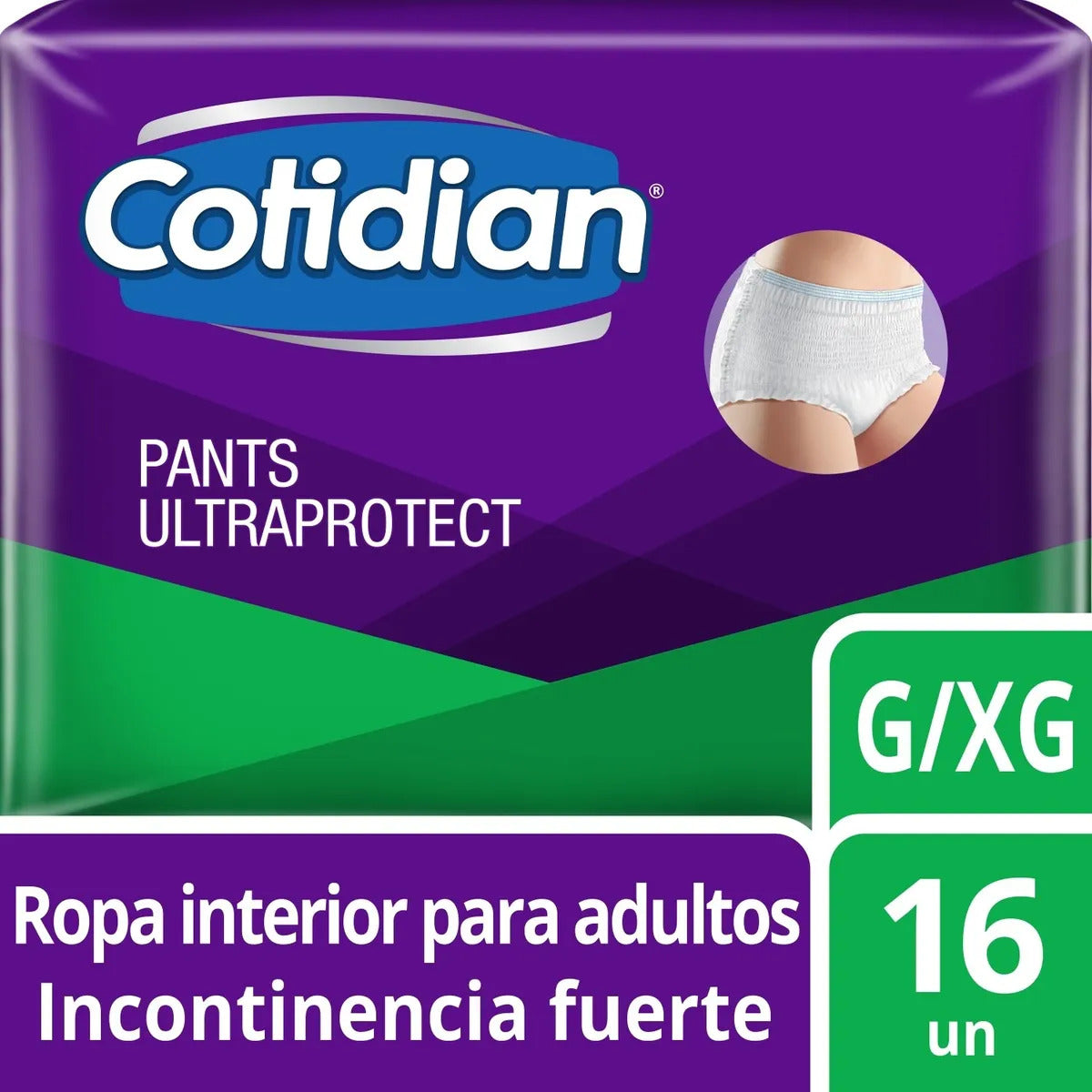 Calzón Pañal Cotidian Talla G/XG x 16 unids – MedPartners
